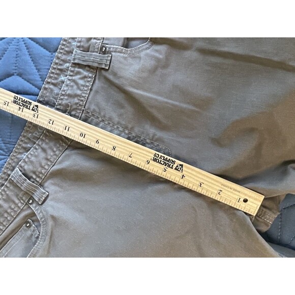 Prana Men's Size 38x30 Brown Slim Fit Straight Leg Organic Cotton Bridger Jeans - Picture 11 of 15